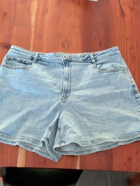 Reitmans Light Wash Denim Shorts